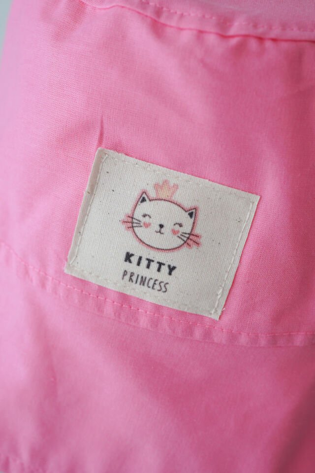 Poplin Bucket Şapka Pembe