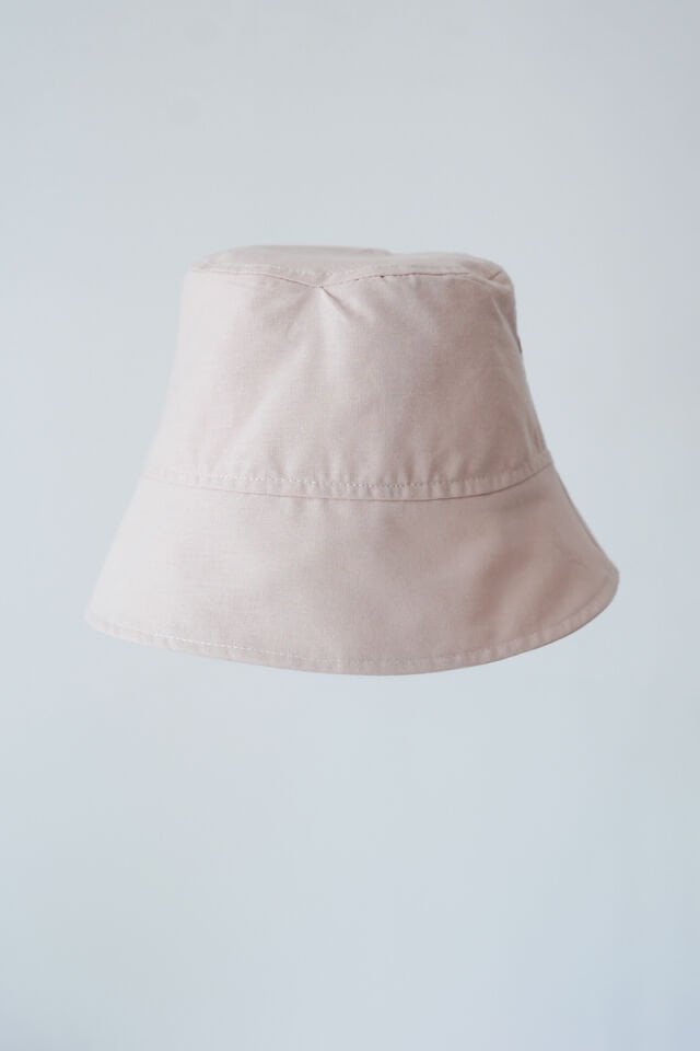Poplin Bucket Şapka Bej