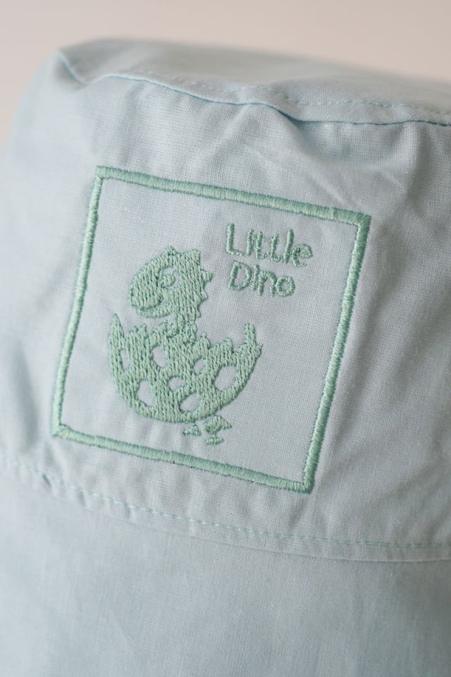 Poplin Bucket Şapka Nakışlı Mint