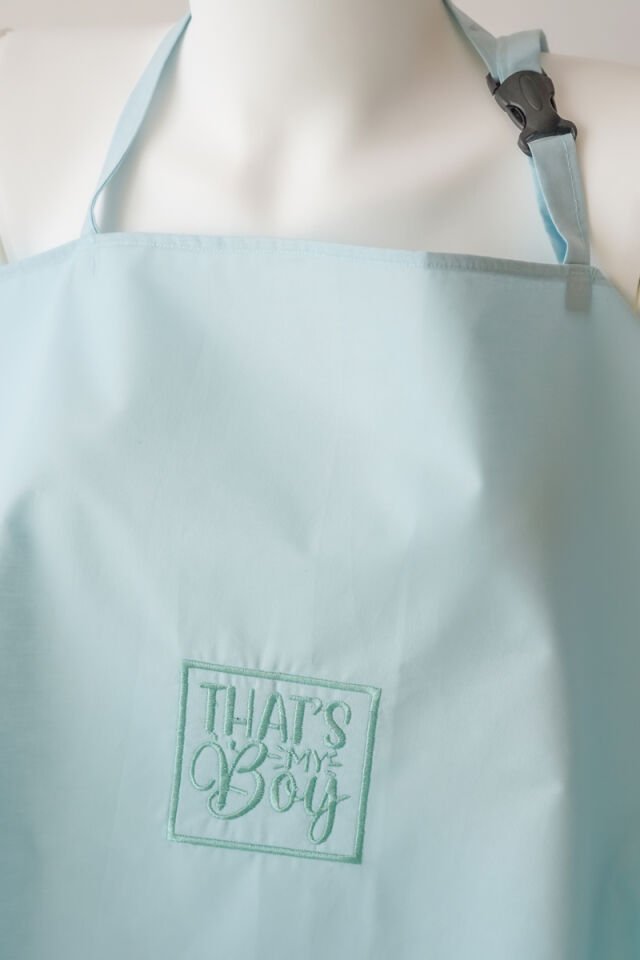 Emzirme Önlüğü Nakışlı Mint