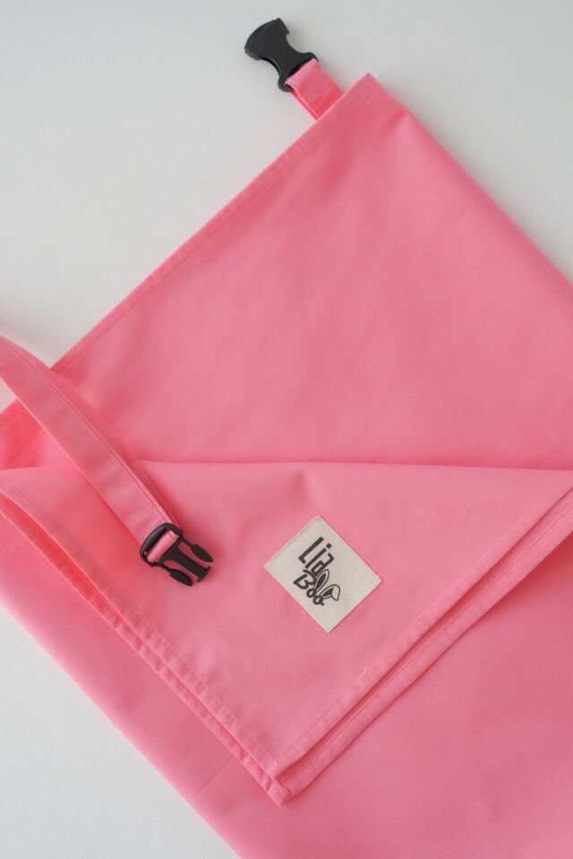 Emzirme Önlüğü Nakışlı Pembe