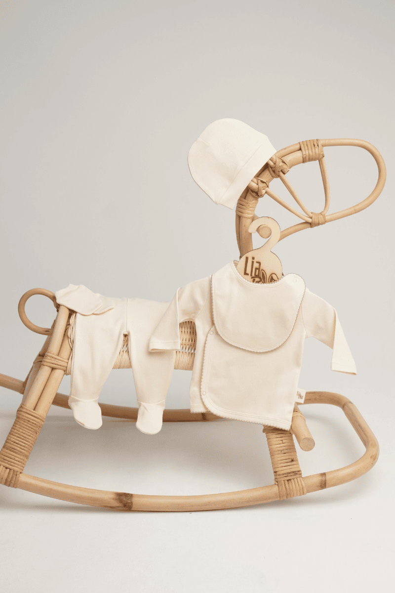 Organik Pamuk Süs Dikişli Hastane Çıkışı