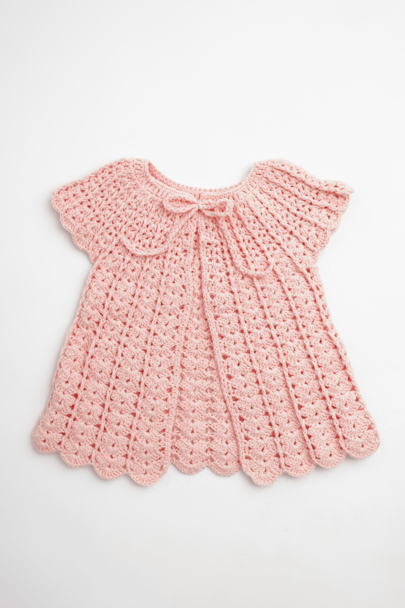 Organik İplik Bebek Yeleği Yavruağzı