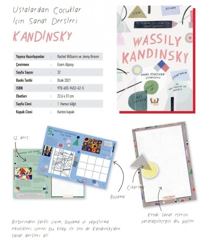 Wassily Kandinsky Ustalardan Çocuklar İçin Sanat Dersleri