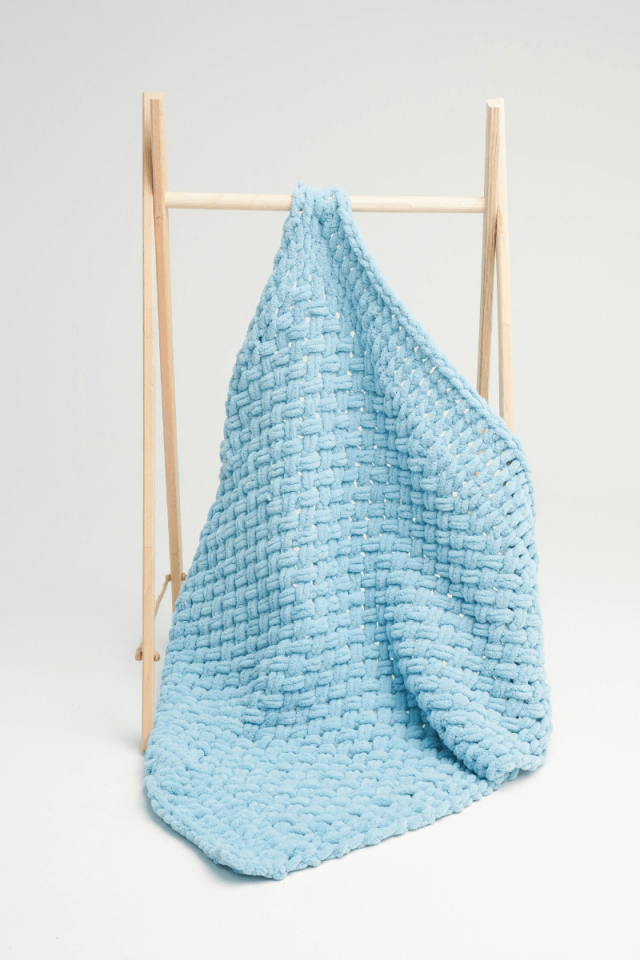 Puffy Bebek Battaniyesi Mavi