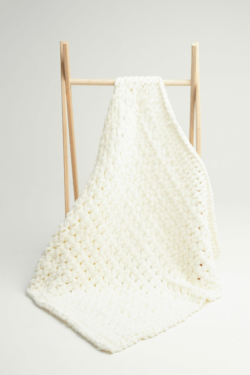 Puffy Bebek Battaniyesi Beyaz