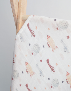 Desenli 2 Katlı Müslin